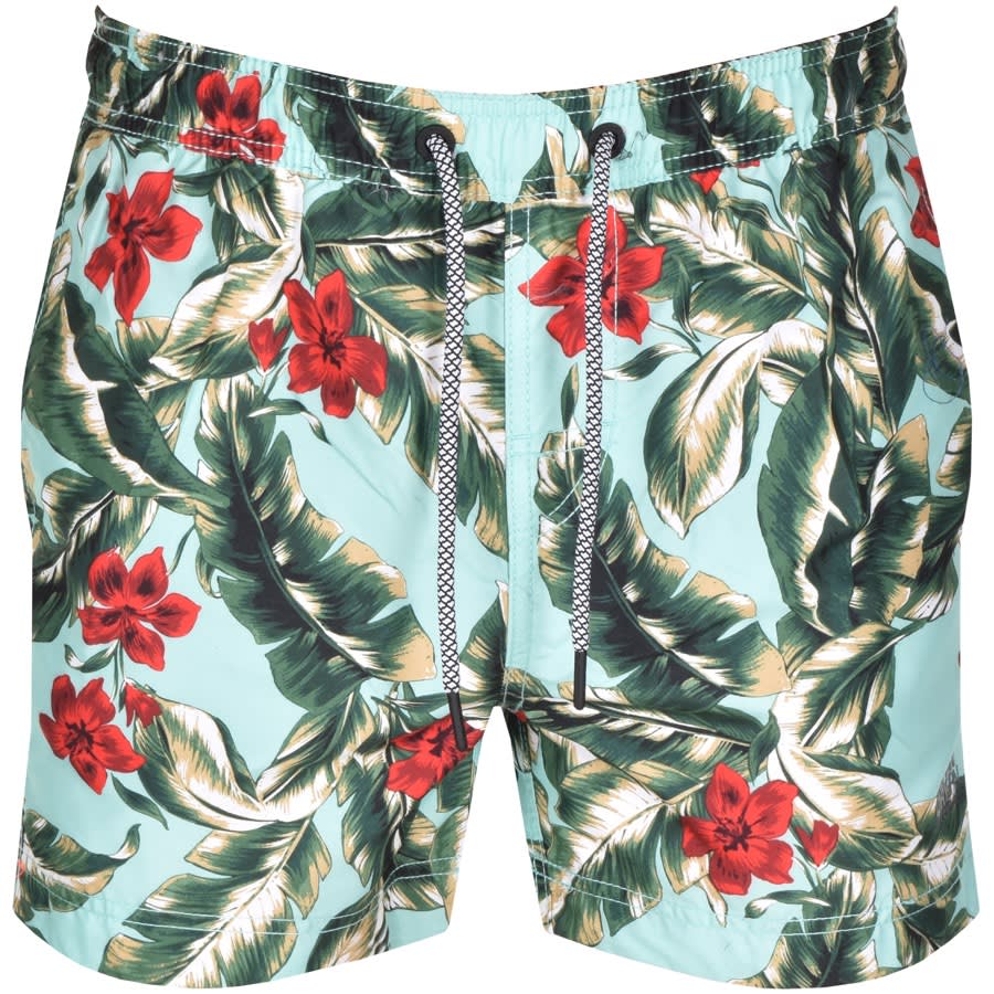 Alternative Image for ProductSuperdry Floral Beach Volley Swim Shorts Green1